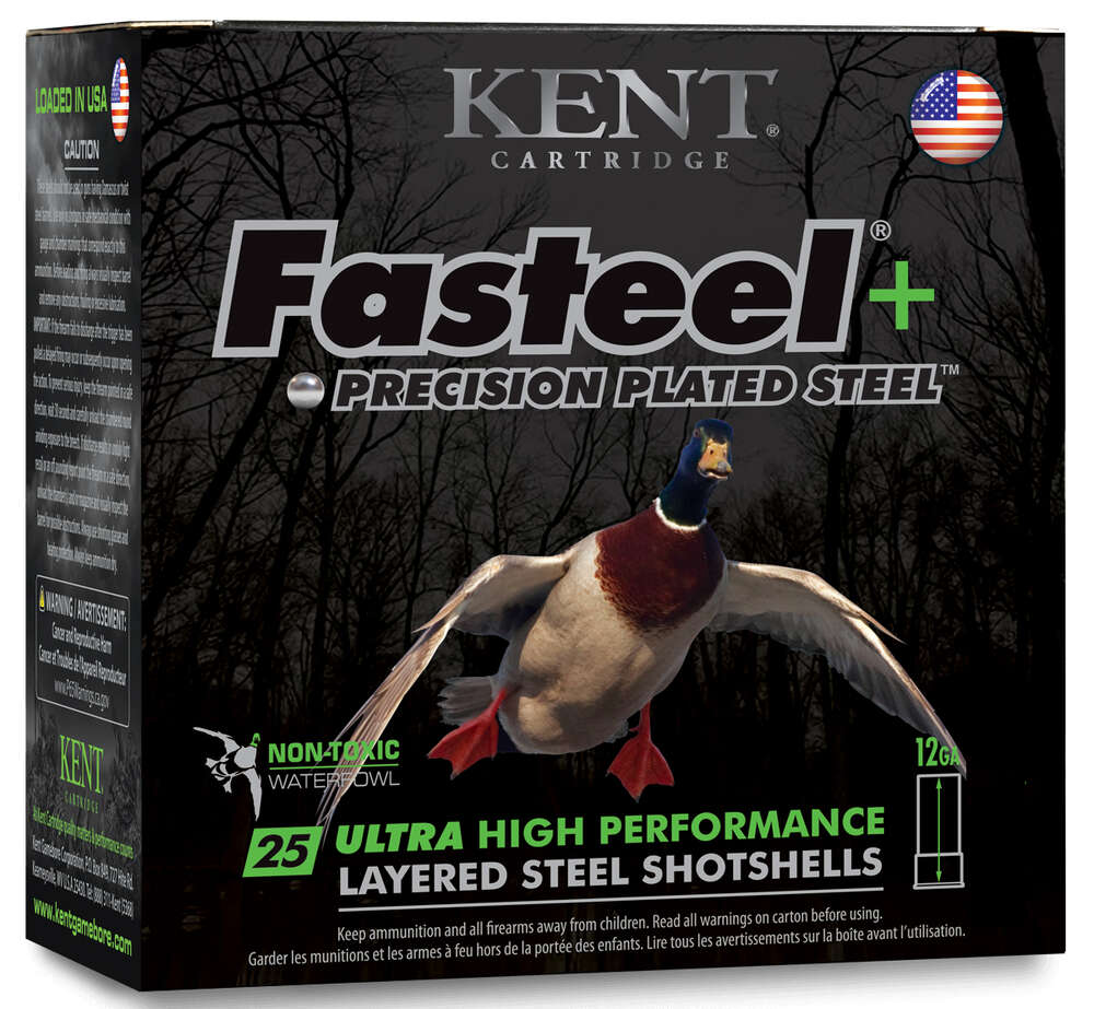 Ammunition Kent Cartridge ZPAP M85 KENT FASTEEL PLUS 12GA 3.5 1.5OZ 2&4 25/10 • Model: ZPAP M85